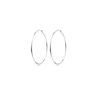 vDam Oorringen Ronde Buis 1,5 Mm Zilver Gerhodineerd 1338033