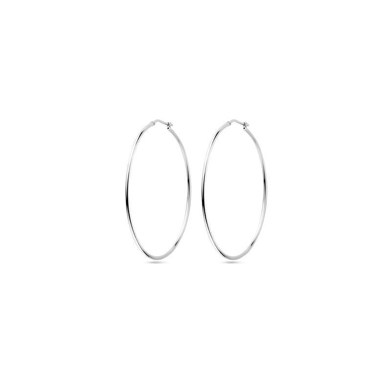 vDam Oorringen Ronde Buis 1,5 Mm Zilver Gerhodineerd 1338033