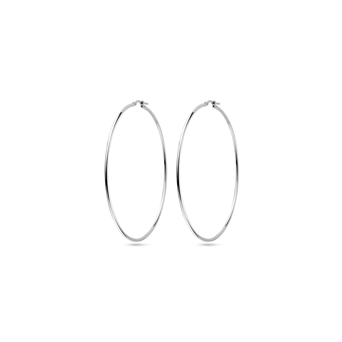 vDam Oorringen Ronde Buis 1,5 Mm Zilver Gerhodineerd 1338034