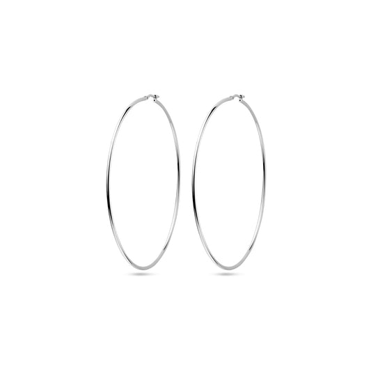 vDam Oorringen Ronde Buis 1,5 Mm Zilver Gerhodineerd 1338035