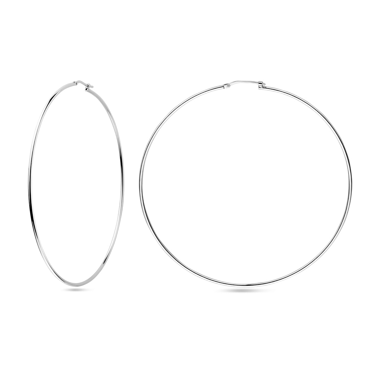 vDam Oorringen Ronde Buis 1,5 Mm Zilver Gerhodineerd 1338036