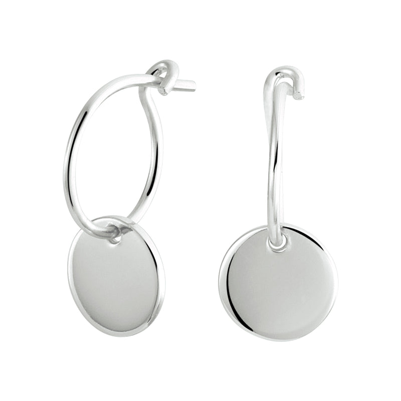 vDam Oorringen Rondje Zilver Gerhodineerd 1333086