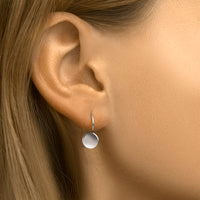 vDam Oorringen Rondje Zilver Gerhodineerd 1333086