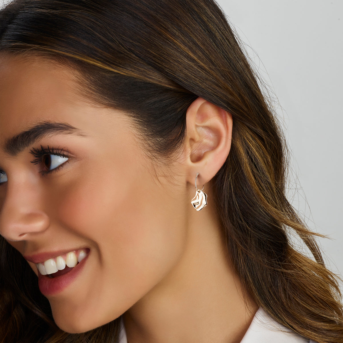 vDam Oorringen Rondje Zilver Gerhodineerd 1336012