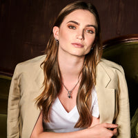 vDam Oorringen Sleutel Zilver Gerhodineerd 1334361