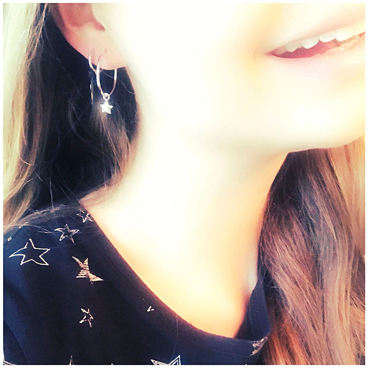 vDam Oorringen Ster Zilver Gerhodineerd 1327070