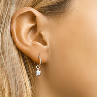 vDam Oorringen Ster Zilver Gerhodineerd 1327070