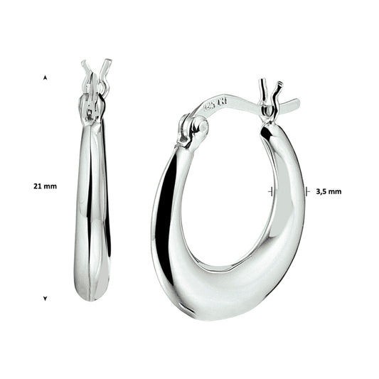 vDam Oorringen Zilver Gerhodineerd 1329100