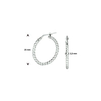 vDam Oorringen Zilver Gerhodineerd 1332110