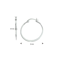 vDam Oorringen Zilver Gerhodineerd 1332312