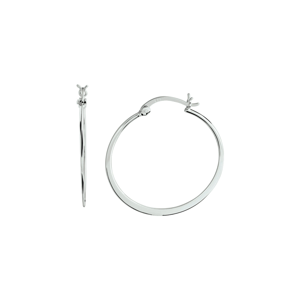 vDam Oorringen Zilver Gerhodineerd 1332312