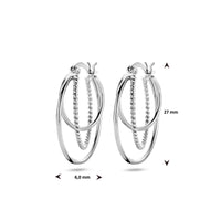 vDam Oorringen Zilver Gerhodineerd 1334759