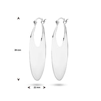 vDam Oorringen Zilver Gerhodineerd 1335357