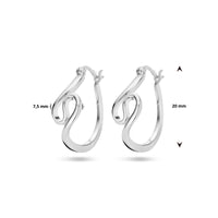 vDam Oorringen Zilver Gerhodineerd 1336175