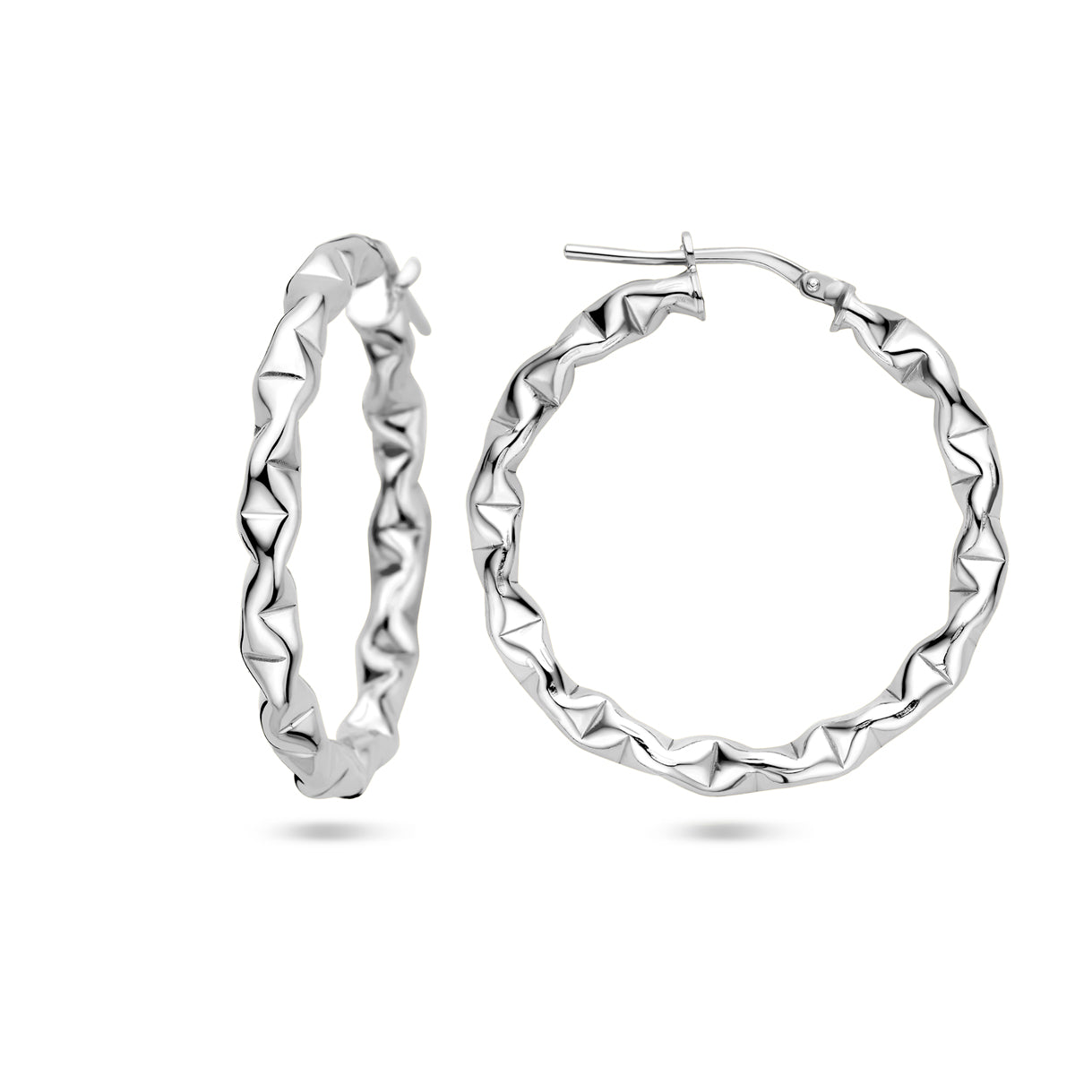 vDam Oorringen Zilver Gerhodineerd 1338129