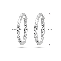 vDam Oorringen Zilver Gerhodineerd 1338129