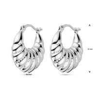 vDam Oorringen Zilver Gerhodineerd 1338313