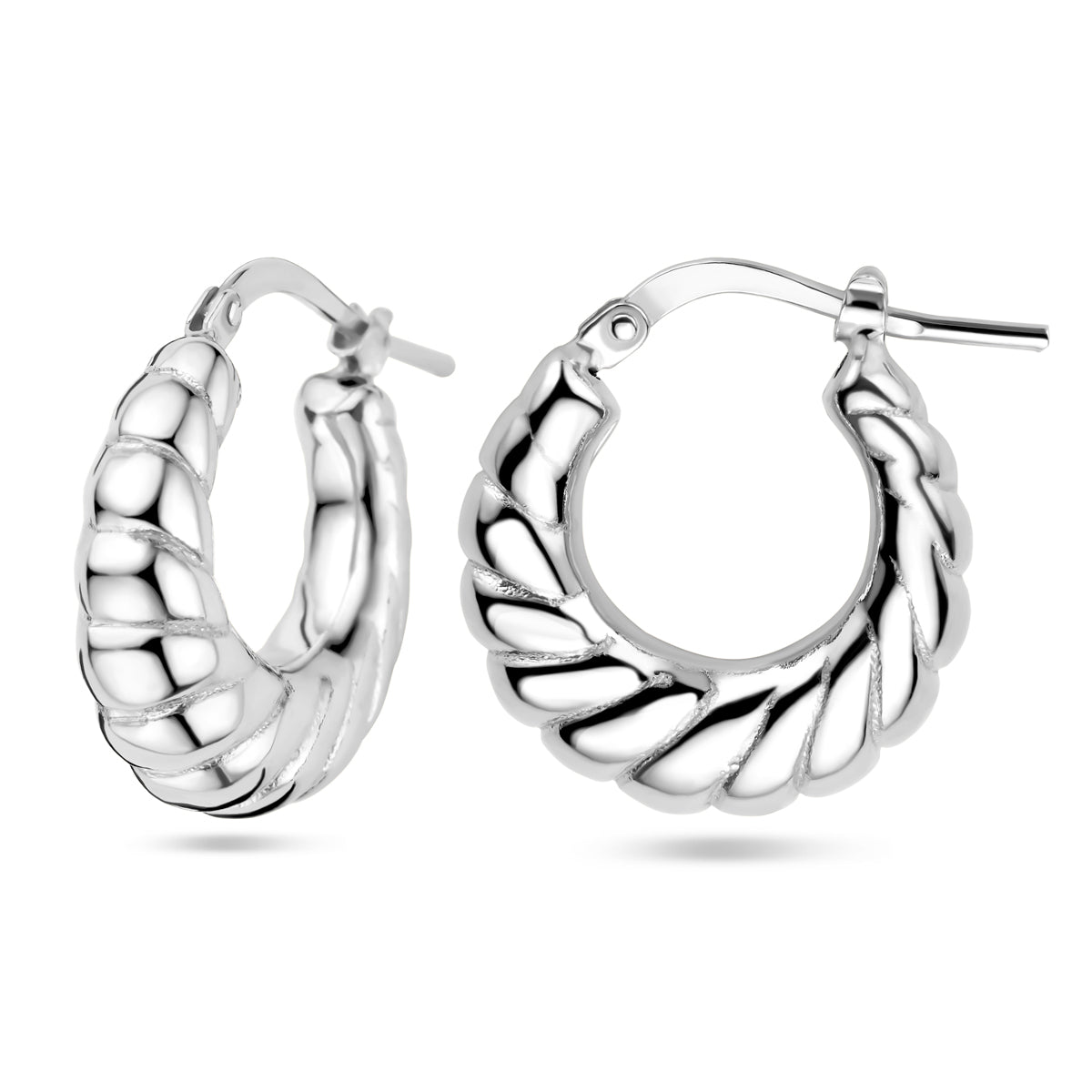 vDam Oorringen Zilver Gerhodineerd 1338605