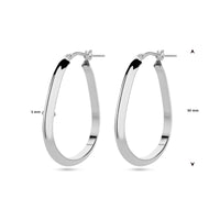 vDam Oorringen Zilver Gerhodineerd 1338740