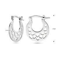 vDam Oorringen Zilver Gerhodineerd 1338754