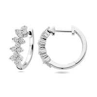 vDam Oorringen Zirkonia Zilver Gerhodineerd 1338922