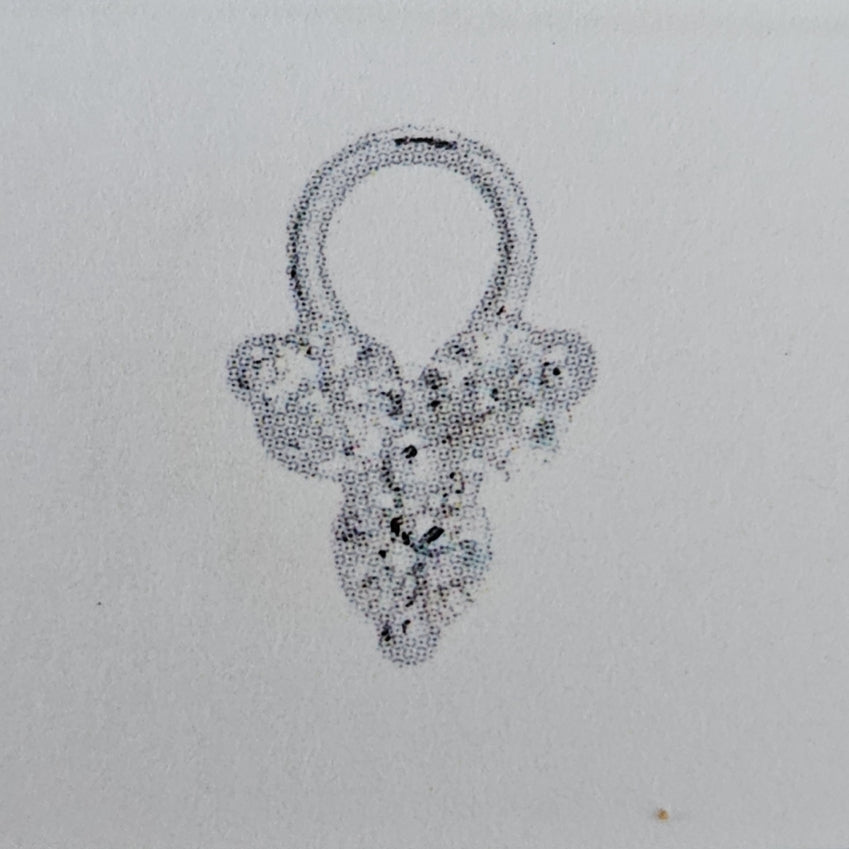 vDam Oorringhanger Zirkonia Per Stuk 9 Mm Zilver Gerhodineerd 1340873