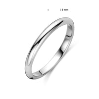 vDam Relatiering Zilver Gerhodineerd 1338148 Maat 18½