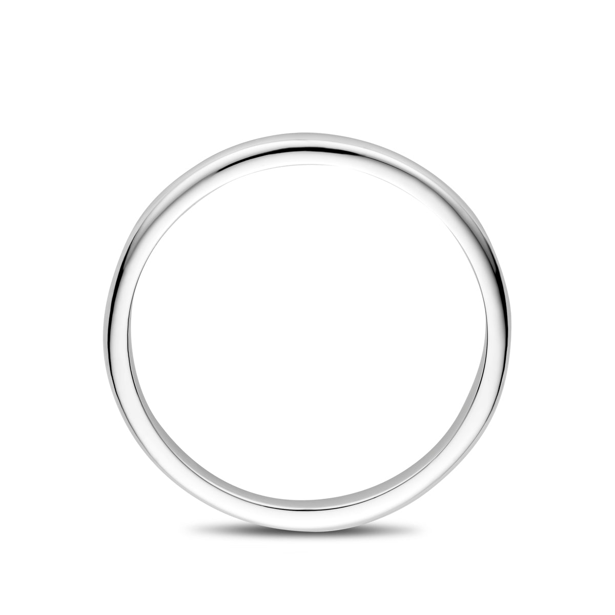 vDam Ring 2 Mm Zilver Gerhodineerd 1339939 Maat 17¼