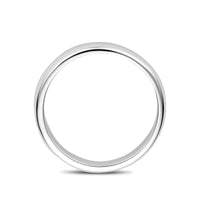 vDam Ring 3,5 Mm Zilver Gerhodineerd 1339943 Maat 16½