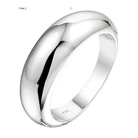 vDam Ring Balloon Zilver Gerhodineerd 1333489 Maat 17¼