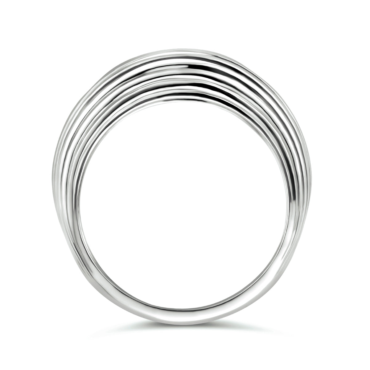 vDam Ring Balloon Zilver Gerhodineerd 1334970 Maat 19