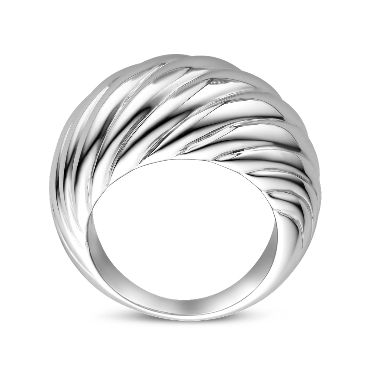 vDam Ring Balloon Zilver Gerhodineerd 1337709 Maat 17¾