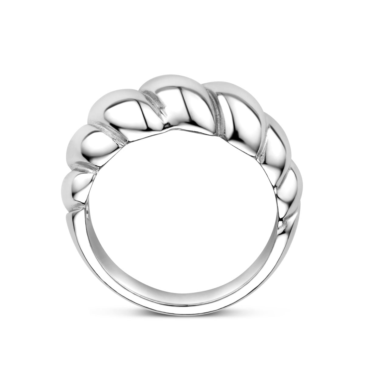 vDam Ring Balloon Zilver Gerhodineerd 1338072 Maat 17¼