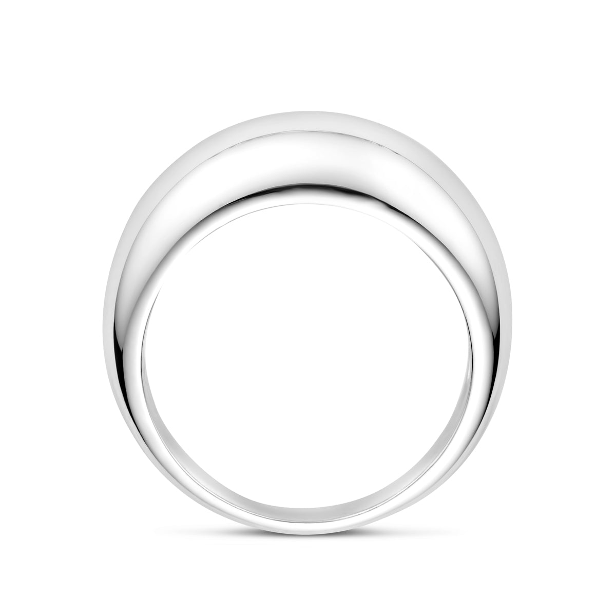 vDam Ring Balloon Zilver Gerhodineerd 1339329 Maat 17¼