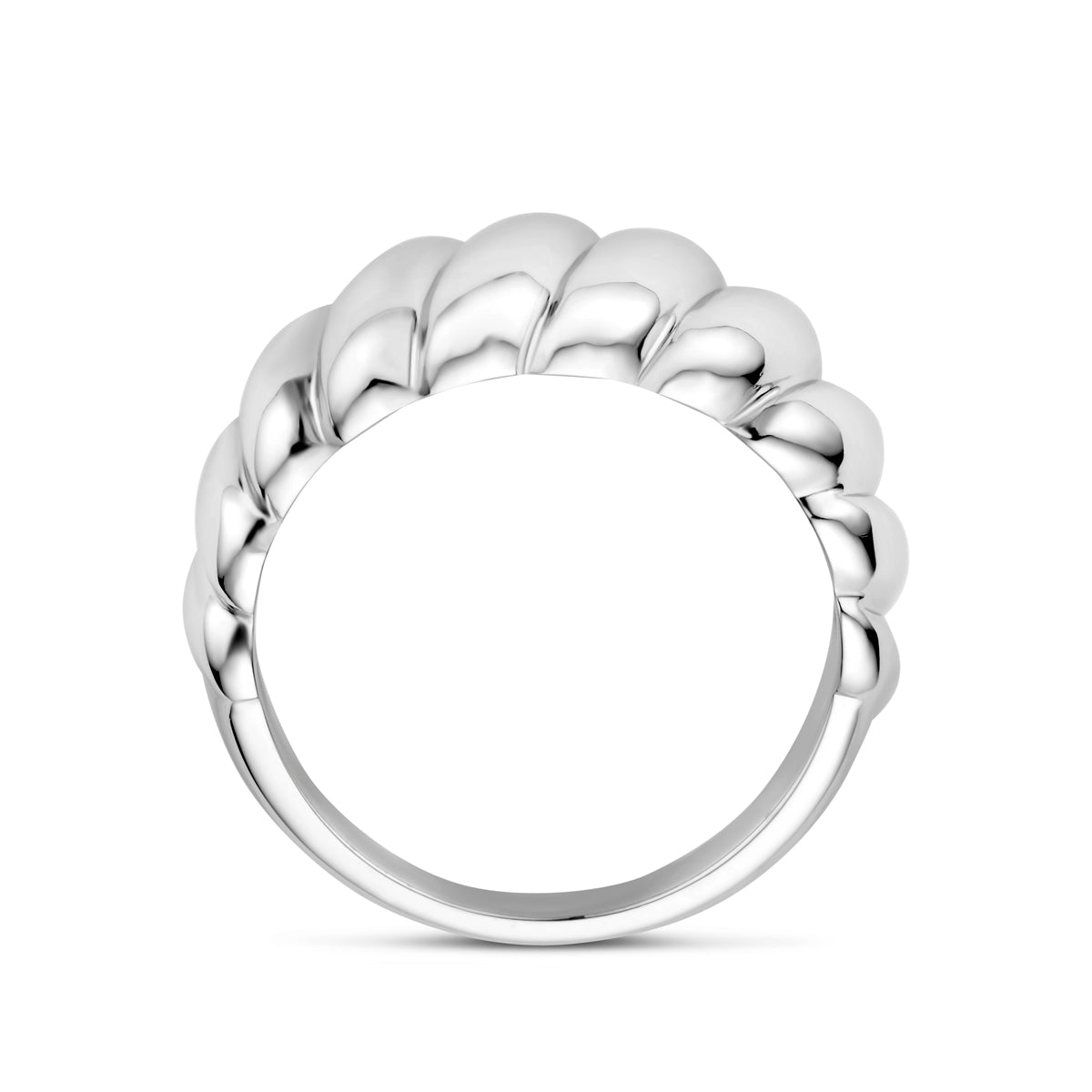 vDam Ring Balloon Zilver Gerhodineerd 1339342 Maat 19