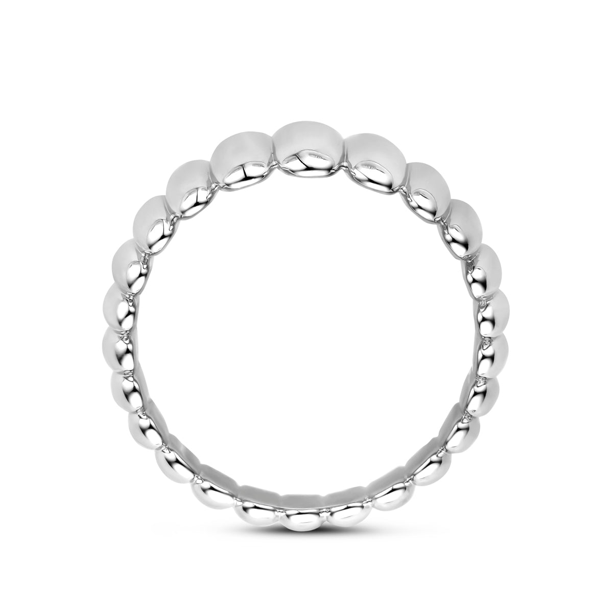 vDam Ring Balloon Zilver Gerhodineerd 1339585 Maat 16½