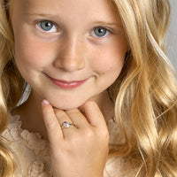 vDam Ring Cupcake Zilver Gerhodineerd 1325898 Maat 14½