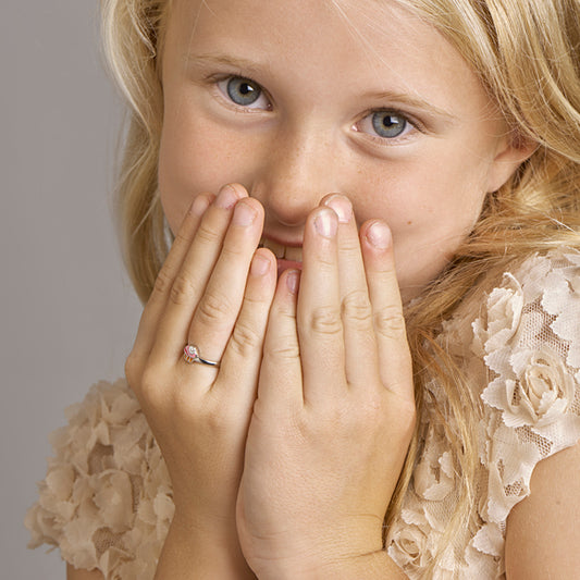 vDam Ring Cupcake Zilver Gerhodineerd Maat 1329211 Maat 13