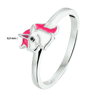 vDam Ring Eenhoorn Zilver Gerhodineerd 1327757 Maat 14¼