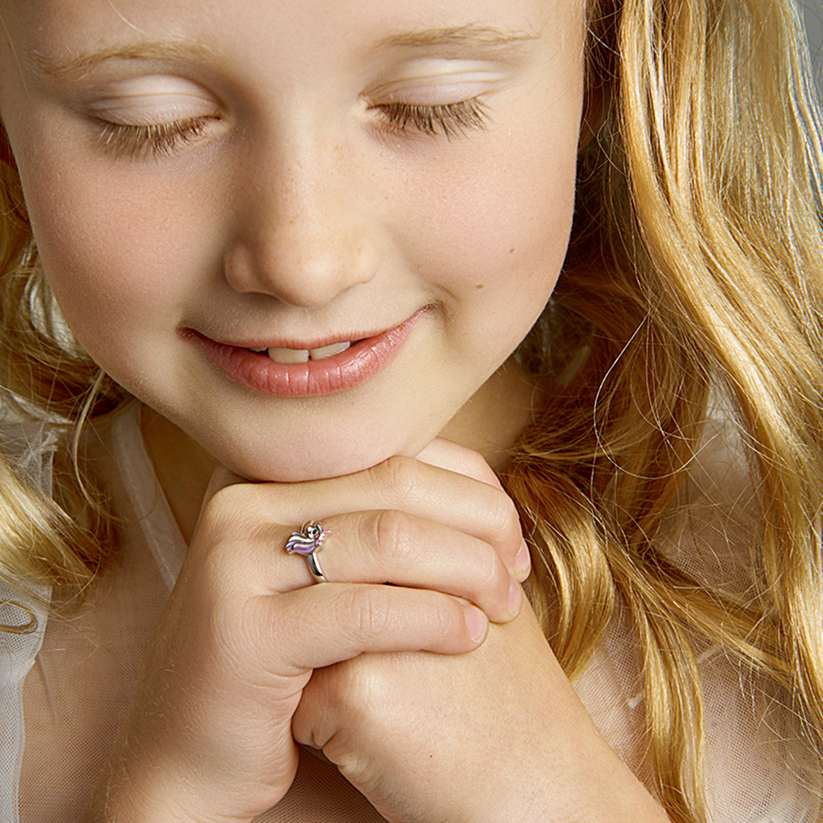 vDam Ring Eenhoorn Zilver Gerhodineerd 1329234 Maat 14½