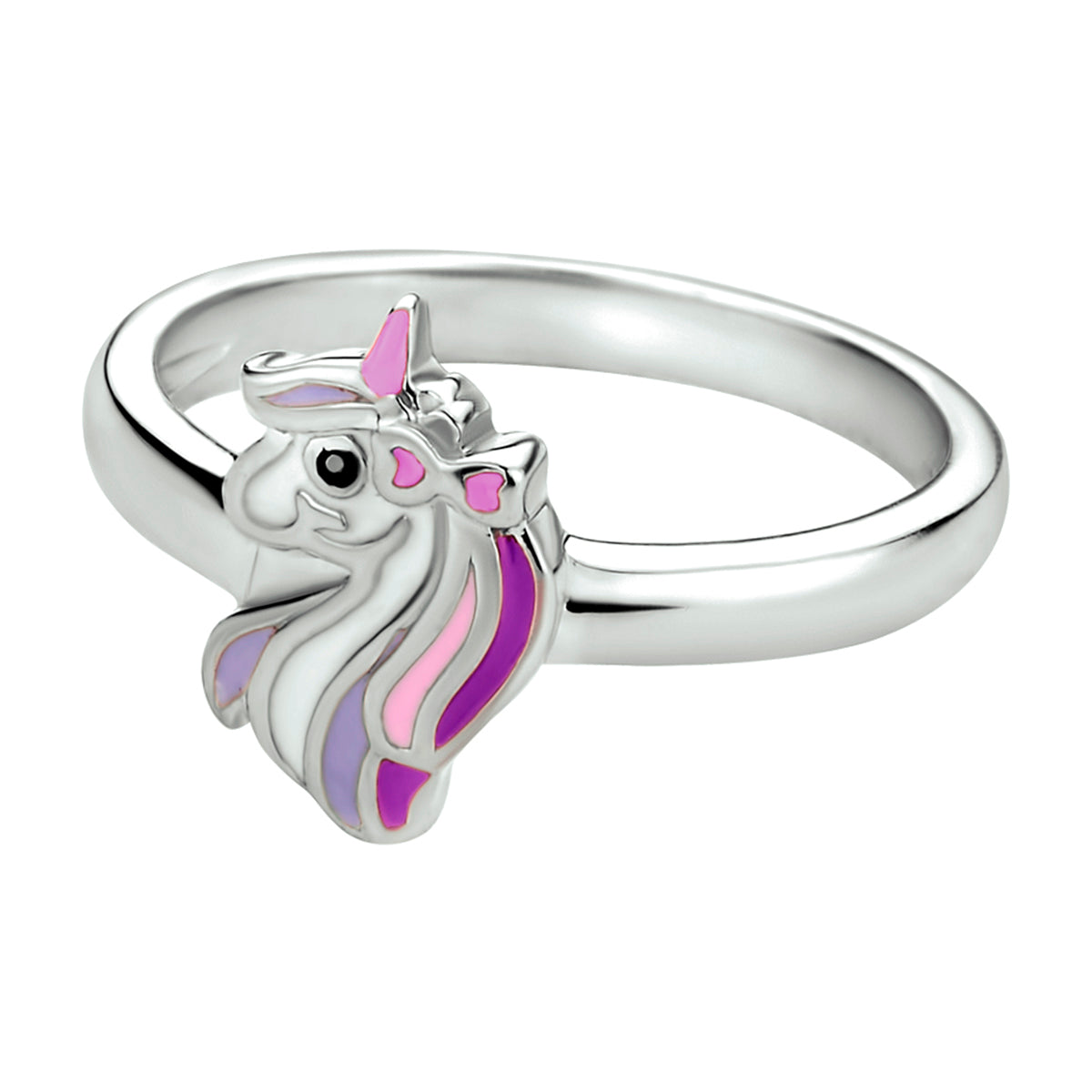 vDam Ring Eenhoorn Zilver Gerhodineerd 1329236 Maat 15½