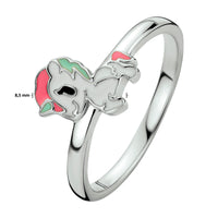 vDam Ring Eenhoorn Zilver Gerhodineerd 1330241 Maat 15