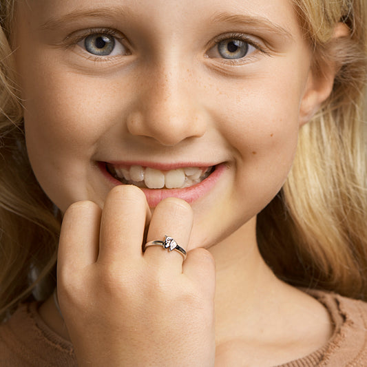 vDam Ring Eenhoorn Zilver Gerhodineerd 1332061 Maat 14¾