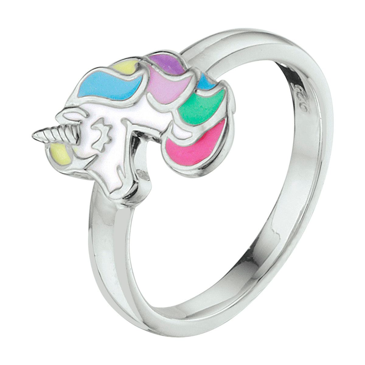 vDam Ring Eenhoorn Zilver Gerhodineerd 1337295