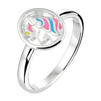 vDam Ring Eenhoorn Zilver Gerhodineerd 1333169