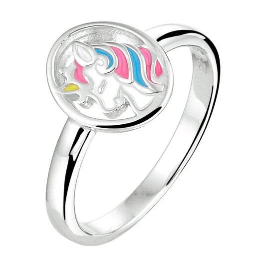 vDam Ring Eenhoorn Zilver Gerhodineerd 1333171