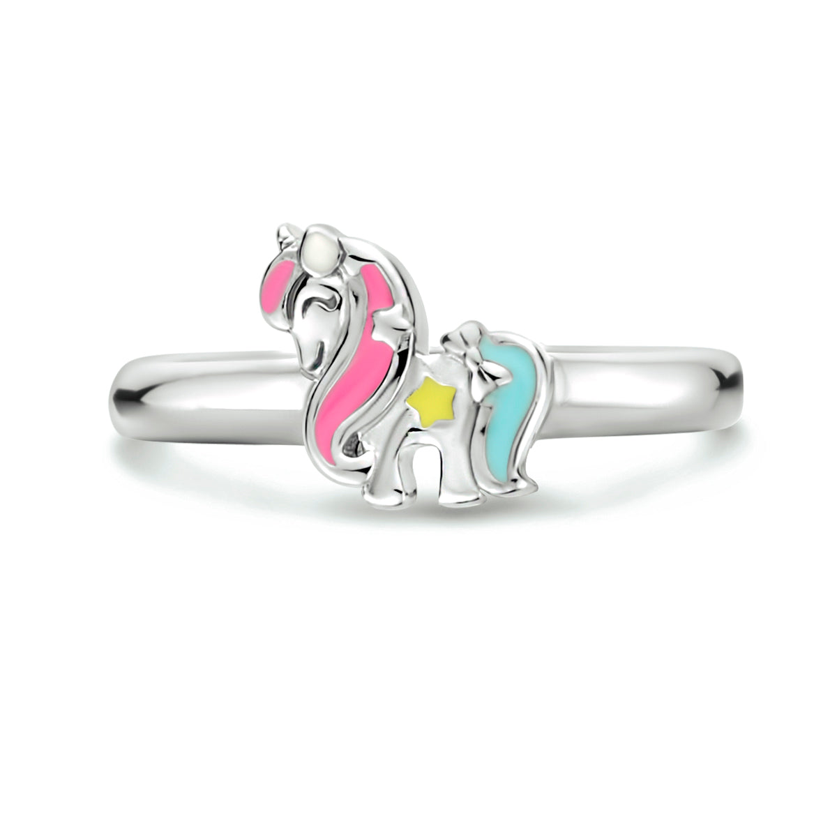 vDam Ring Eenhoorn Zilver Gerhodineerd Maat 1333901 Maat 13