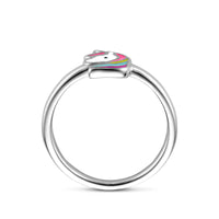 vDam Ring Eenhoorn Zilver Gerhodineerd 1341472 Maat 15