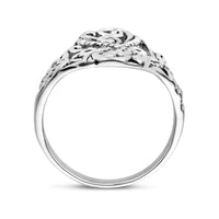 vDam Ring Filigrain Zilver Gerhodineerd 1336696 Maat 16½