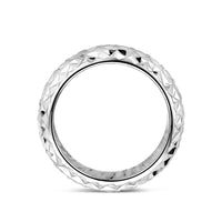 vDam Ring Gediamanteerd Zilver Gerhodineerd 1339278 Maat 18½